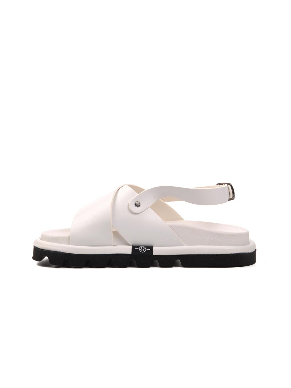 Beyaz Kadın Sandalet 150-1