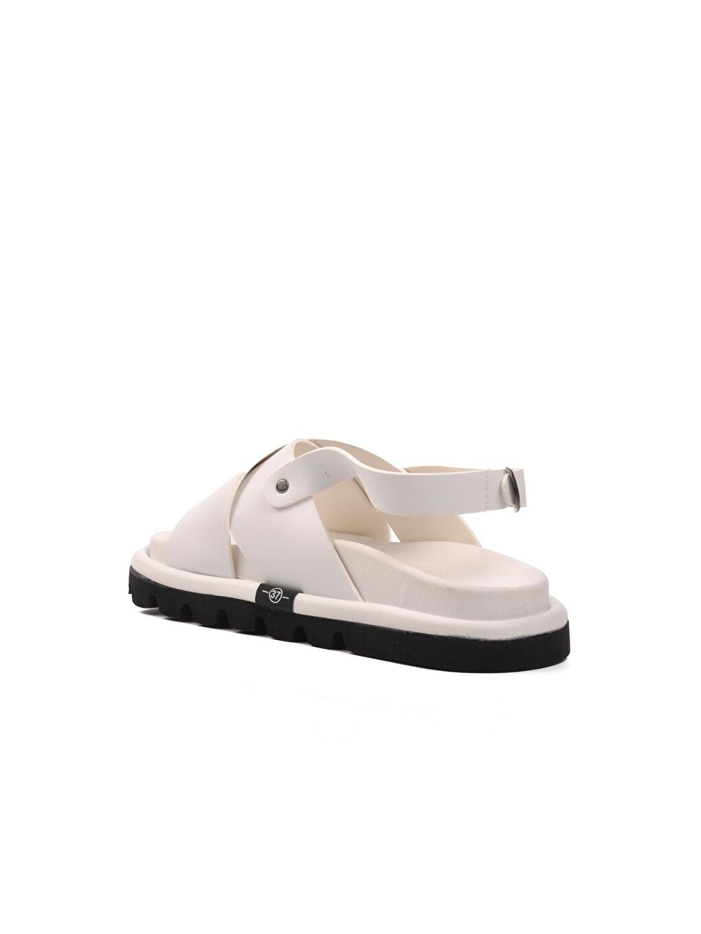 Beyaz Kadın Sandalet 150-3