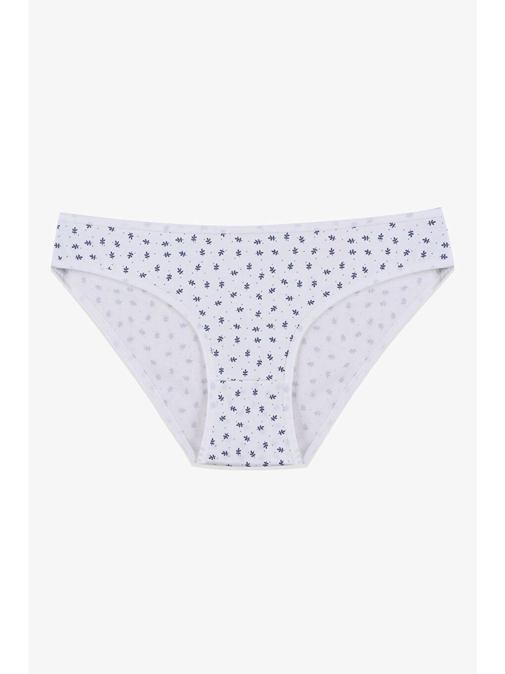 Lacivert Kadın 5 li Desenli Pamuklu Elastanlı Külot-2