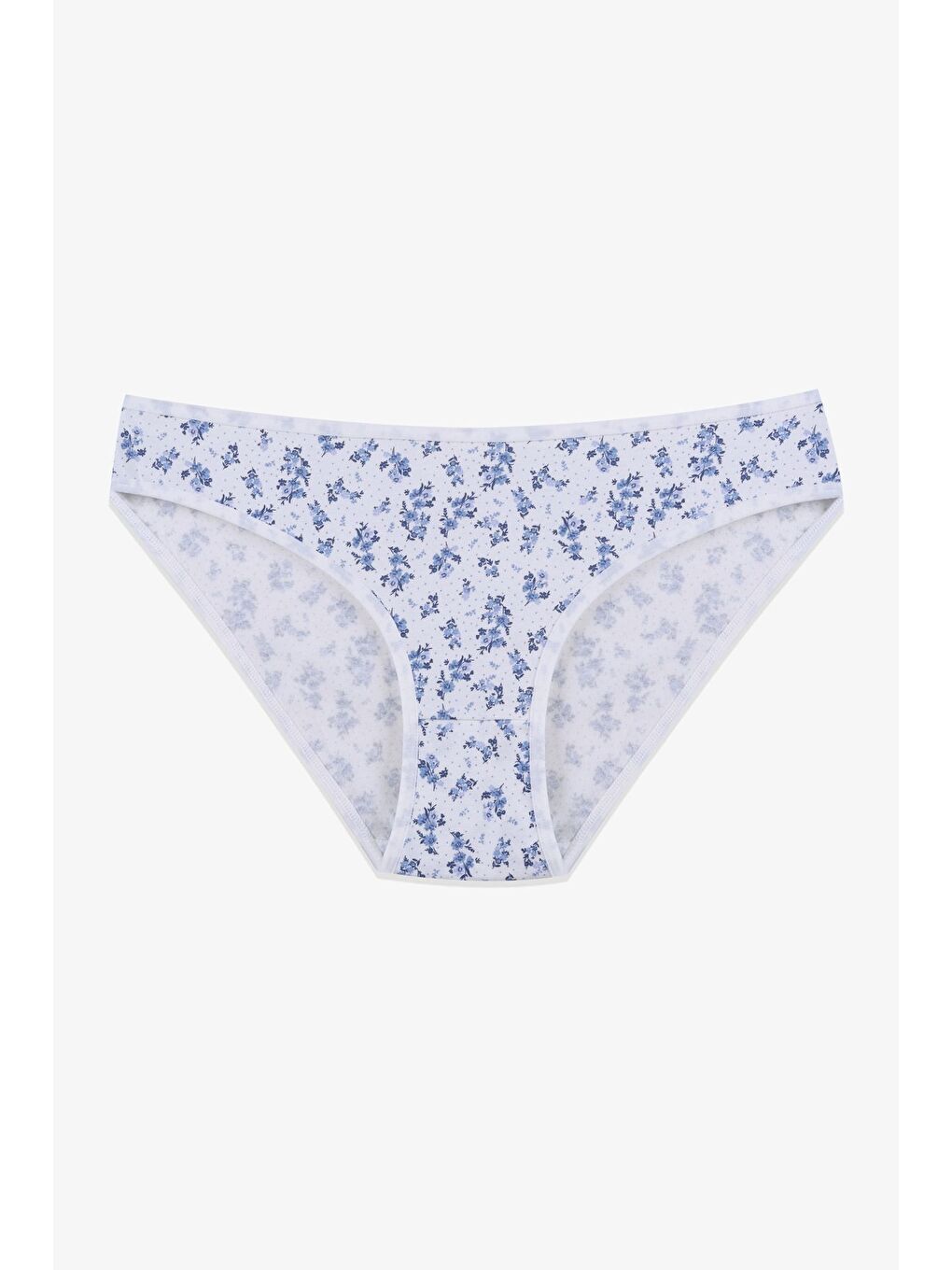 Lacivert Kadın 5 li Desenli Pamuklu Elastanlı Külot-4