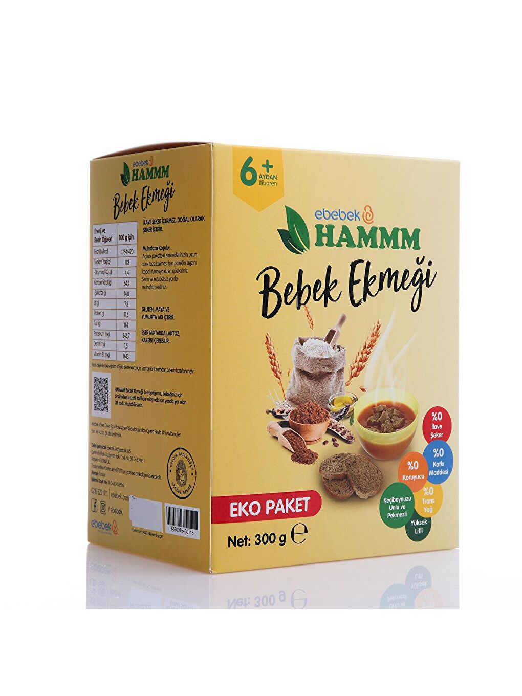 HAMMM Karışık 3'lü Bebek Ekmeği 300 gr - 1