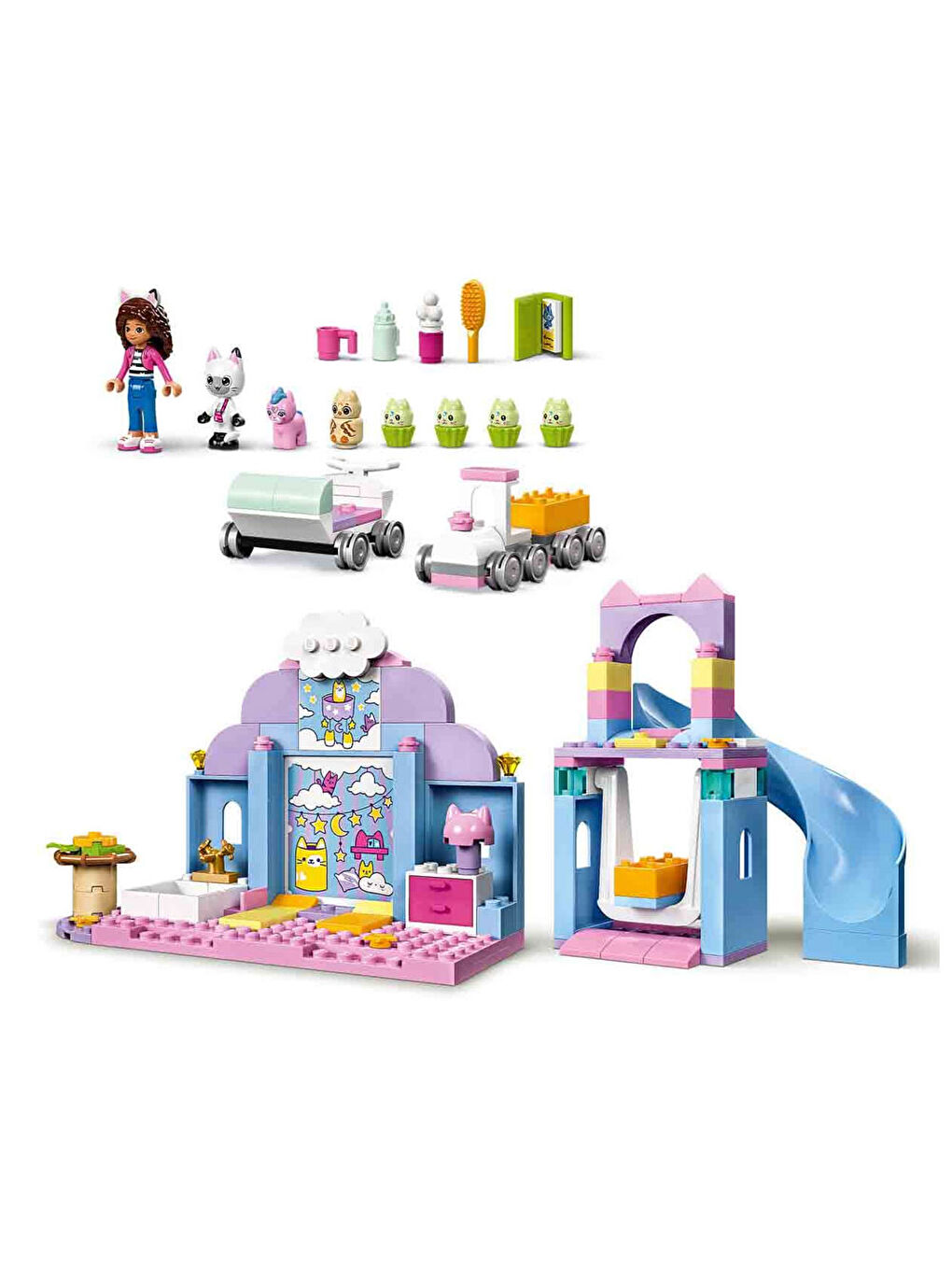 Lego Renksiz Gabby s Dollhouse Gabby nin Kedicik Bakım Odası Oyuncağı 10796 - 2