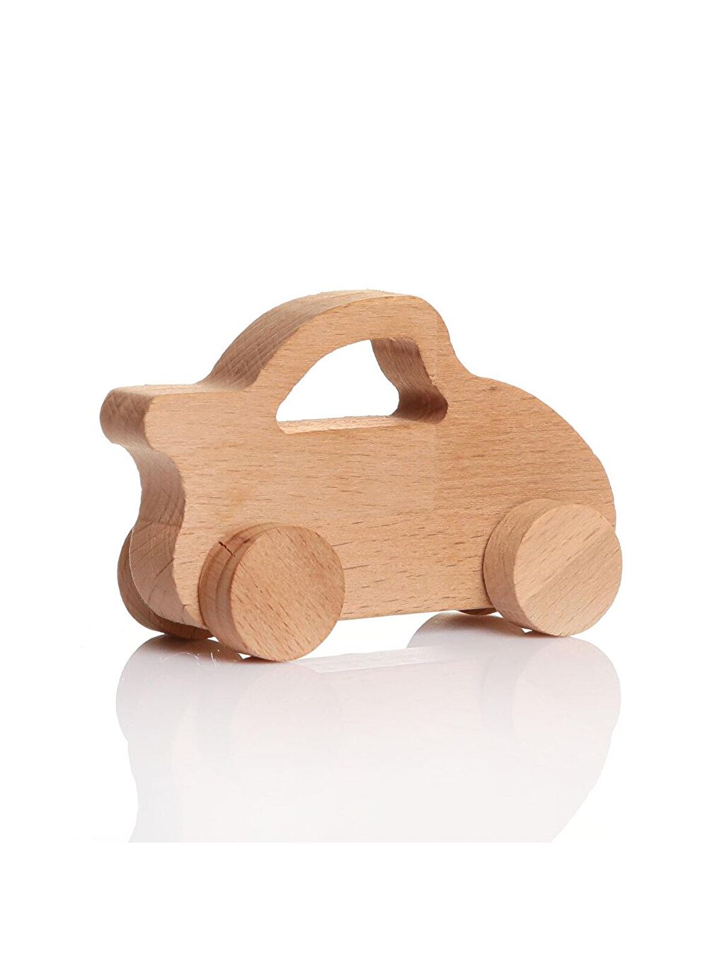 Baby Toys Karışık Montessori Ahşap Araba - 1