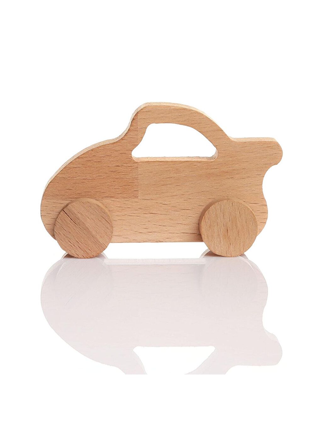 Baby Toys Karışık Montessori Ahşap Araba - 2