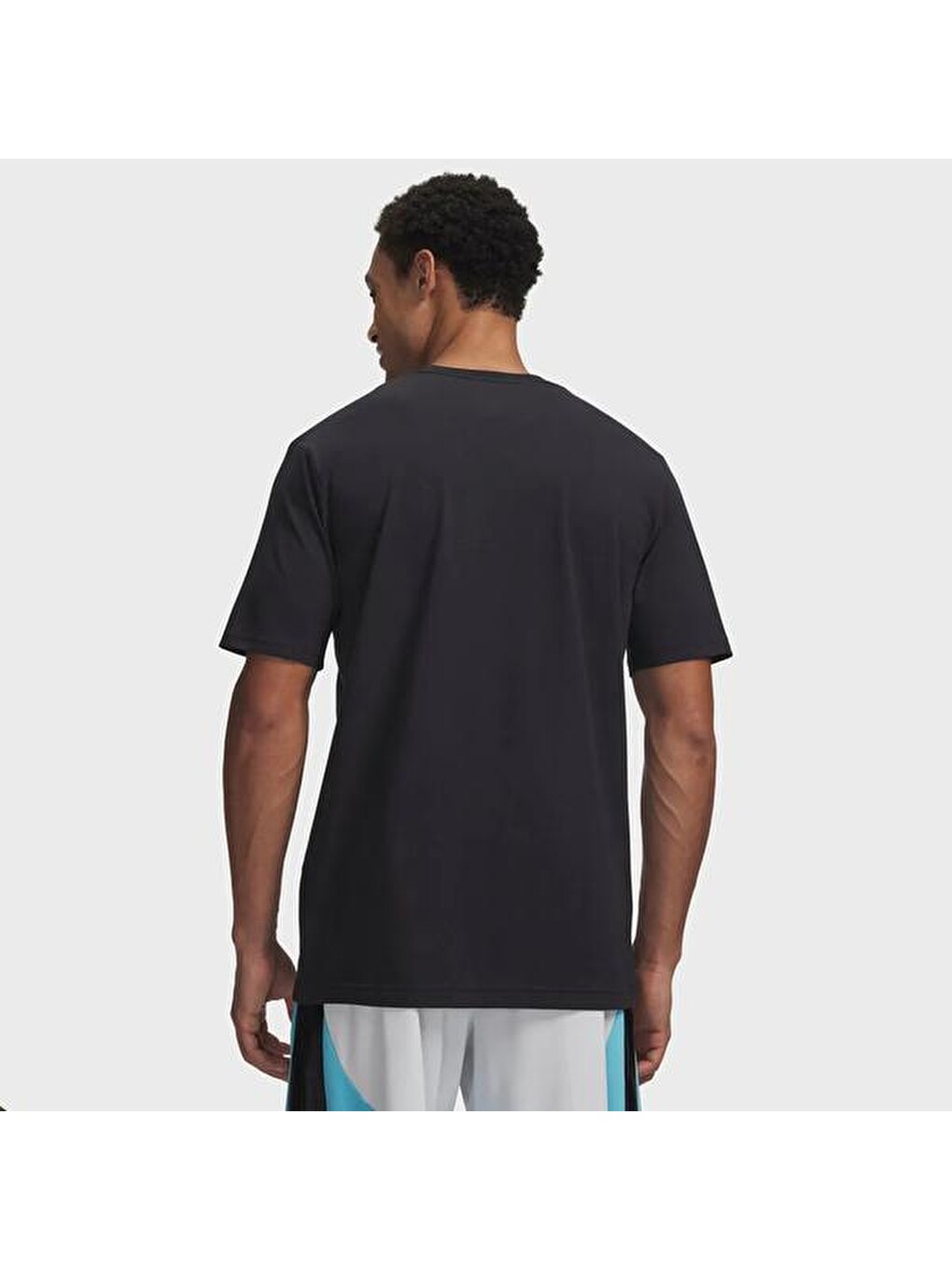 Curry Splash Wordmark Erkek Siyah Tişört-1