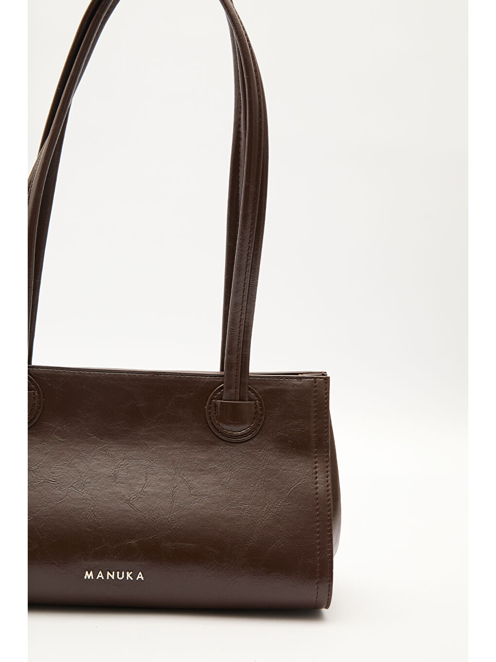 Sunhee Baget Omuz Çantası Kahverengi-1