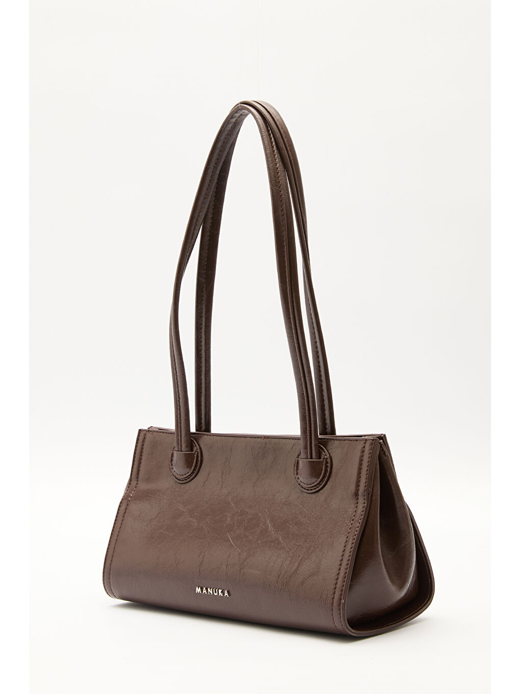 Sunhee Baget Omuz Çantası Kahverengi-2