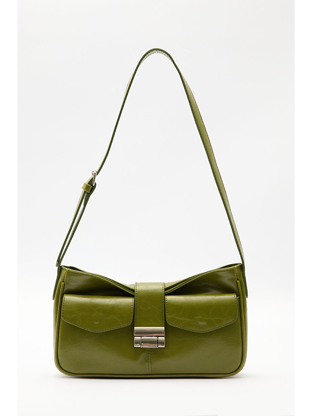 Hondae Tokalı Çanta Yeşil