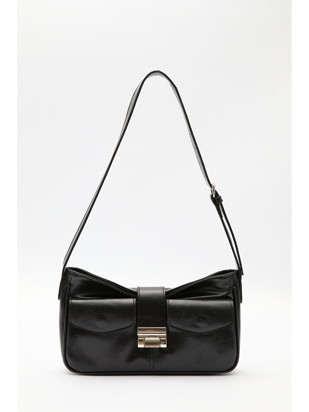 Hondae Tokalı Çanta Siyah