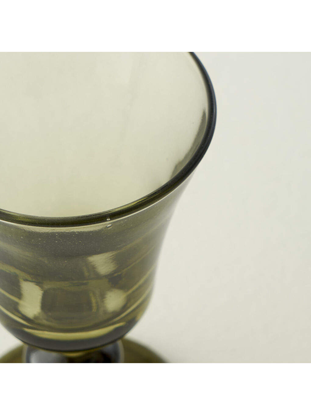 Colored 6'lı Ayaklı Kahve Yanı Su Bardağı Yeşil (47 cc)-1