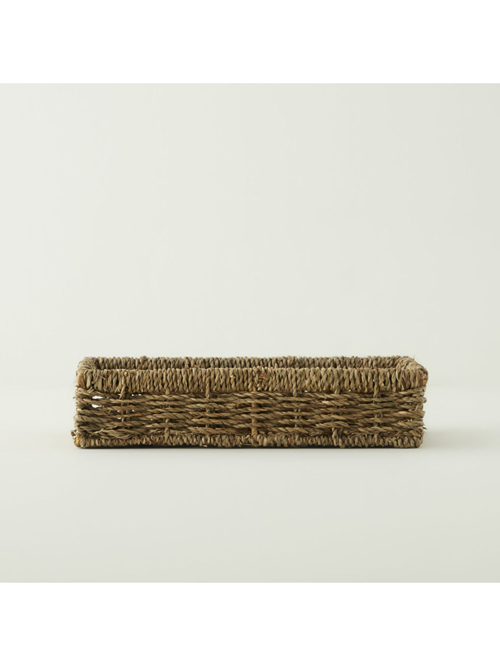 Bej Nira Hasır Sepet Naturel (32x21x7 cm)
