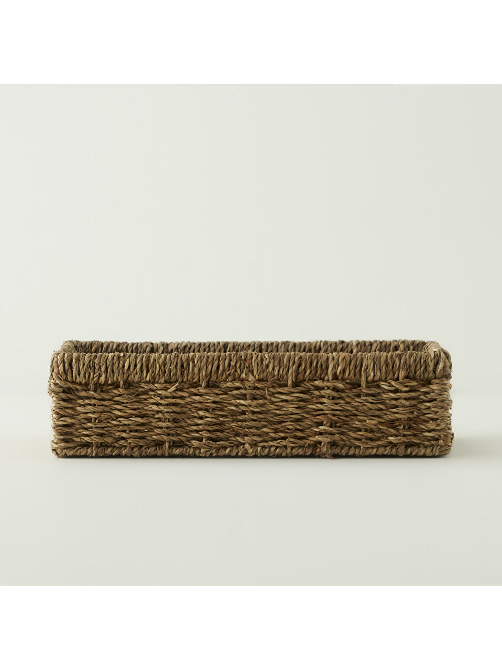 Bej Nira Hasır Sepet Naturel (35x24x9 cm)