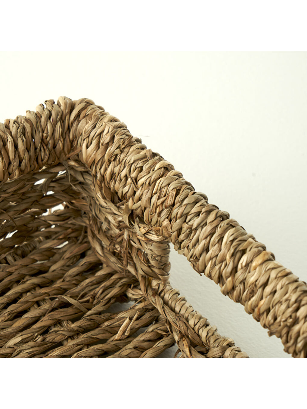 Bej Nira Hasır Sepet Naturel (35x24x9 cm)-1