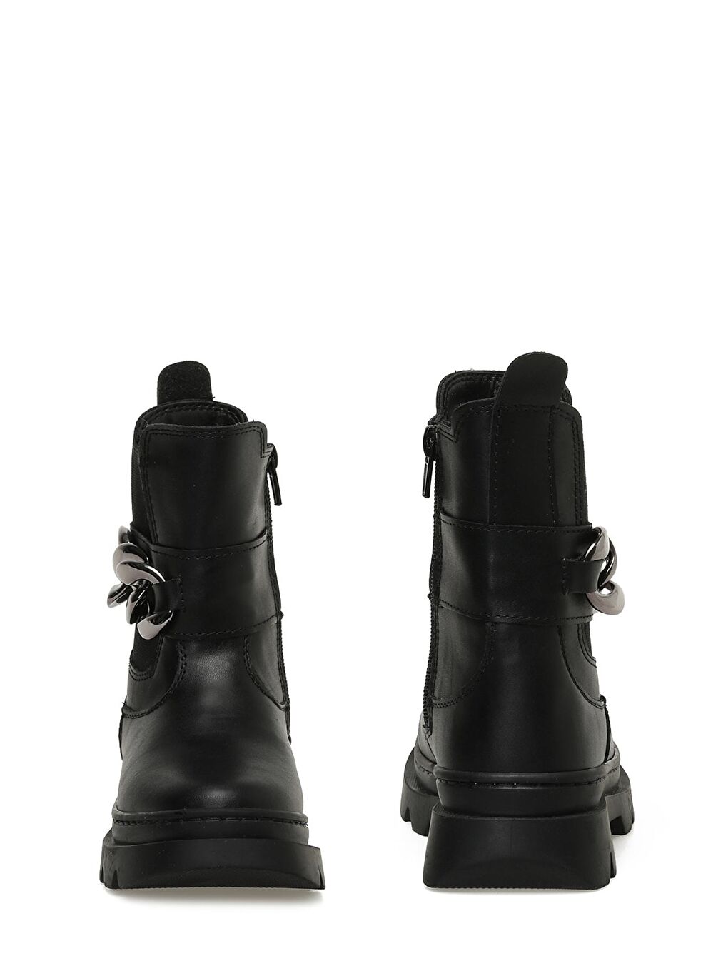 Siyah Kız Çocuk Biker Bot-4