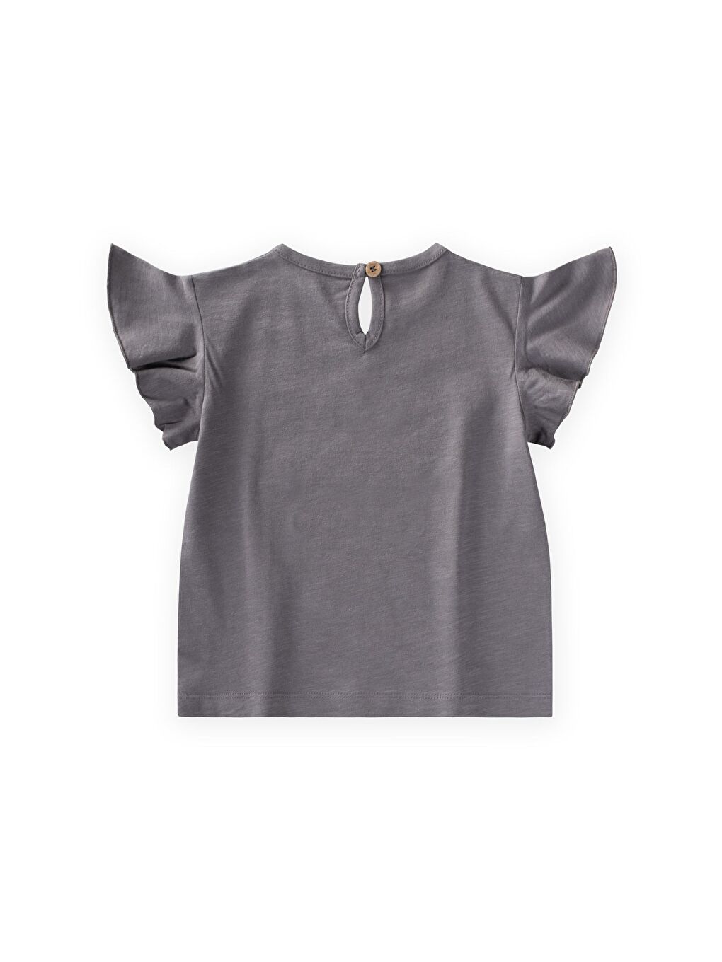 Pullu T-Shirt 1-10 Yaş O Gri-1