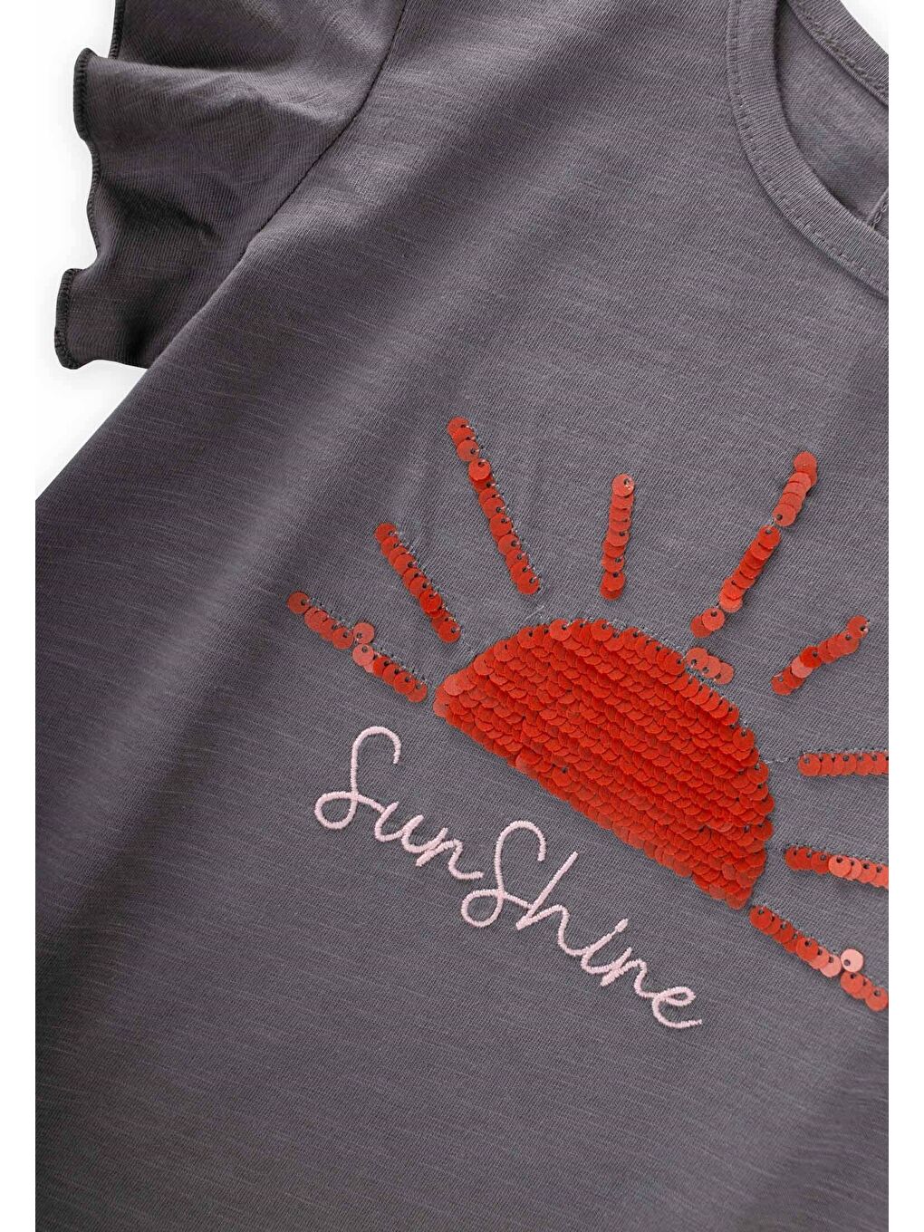 Pullu T-Shirt 1-10 Yaş O Gri-2