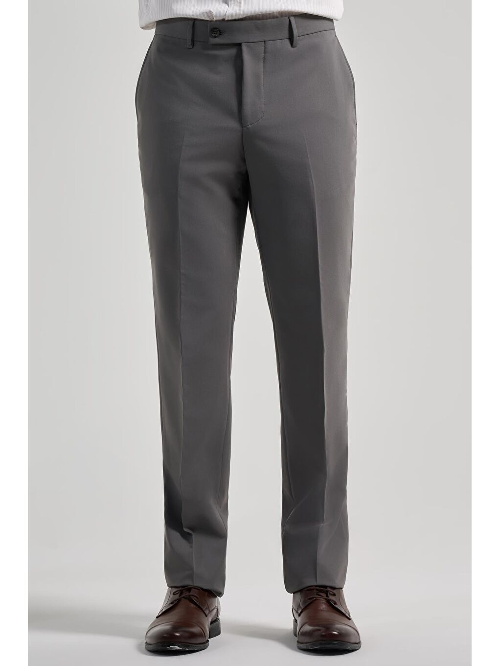 Koyu Antrasit Esnek Yandan Cepli Comfort Fit Classic Pantolon 1003250159