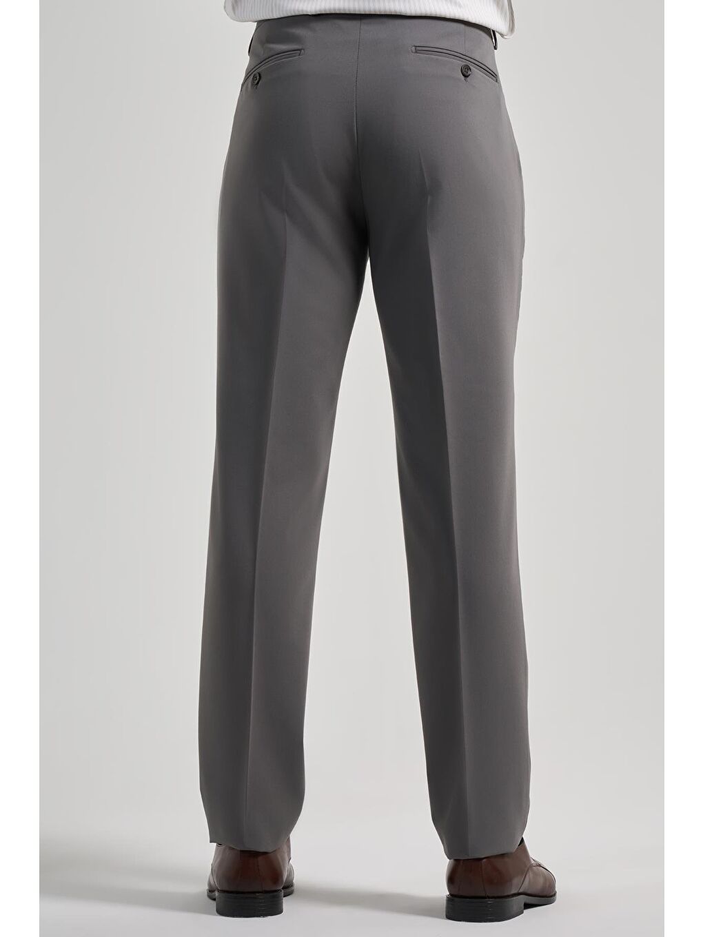 Koyu Antrasit Esnek Yandan Cepli Comfort Fit Classic Pantolon 1003250159-3