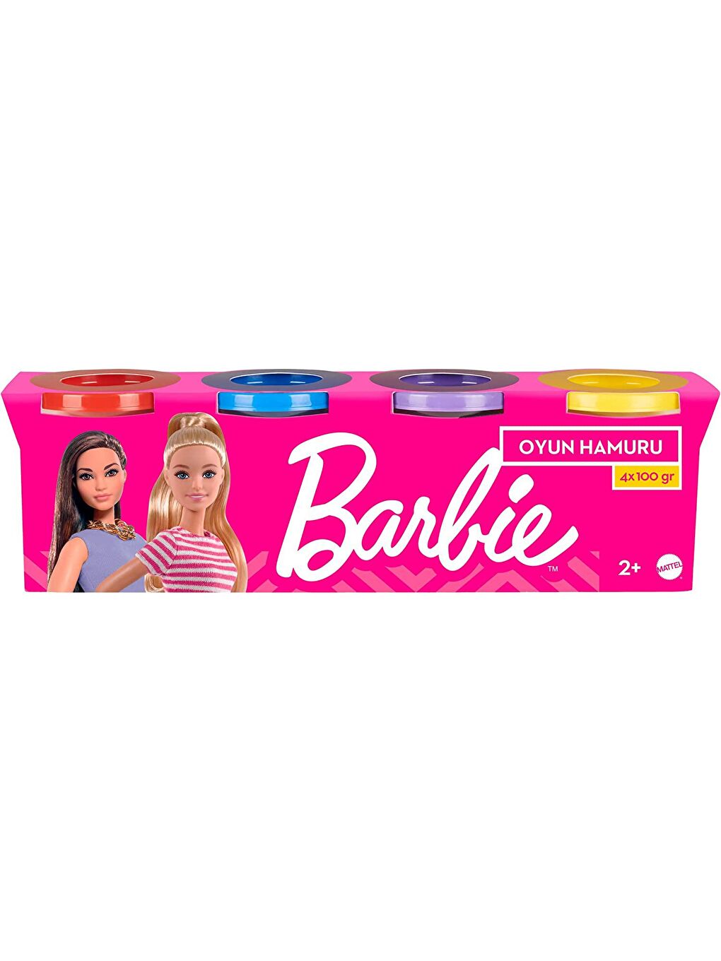 BARBIE Renksiz 4lü Oyun Hamuru 400 gr GPN18