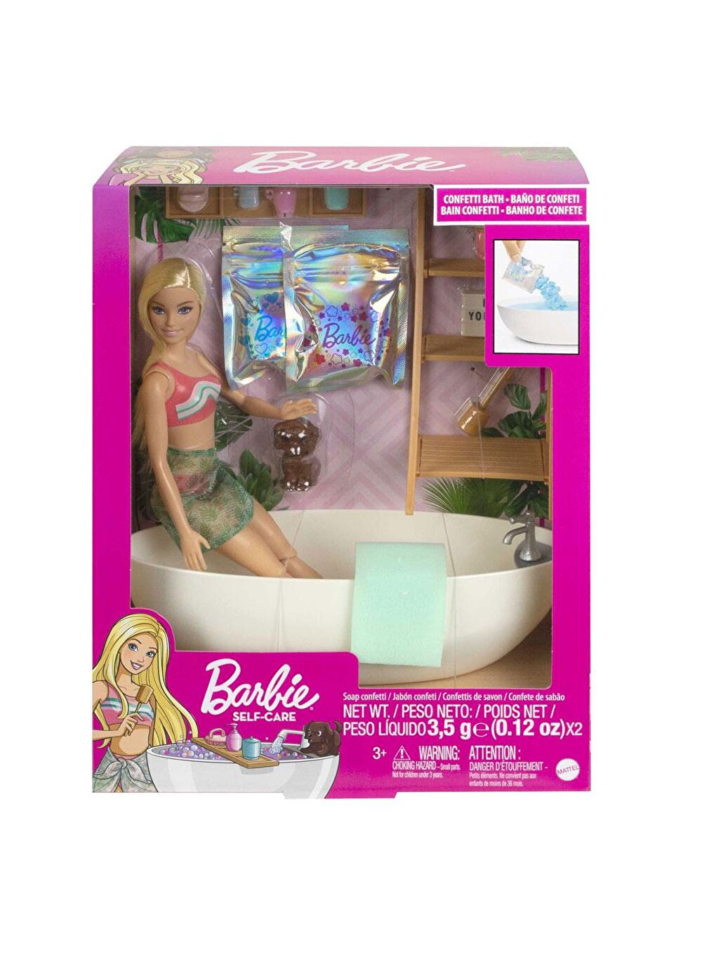 BARBIE Wellness Barbie'nin Spa Günü Oyun Seti HKT92 - 1