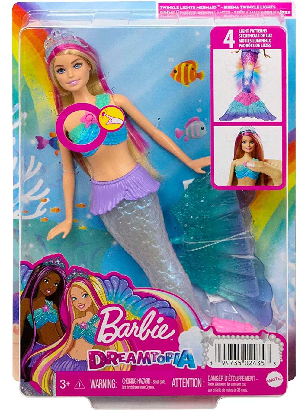 BARBIE Renksiz Dreamtopia Işıltılı Deniz Kızı HDJ36 - 3