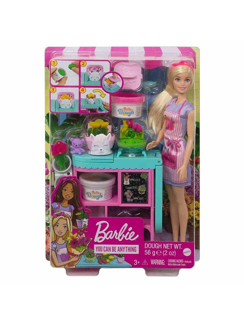 BARBIE Çiçekçi Bebek ve Oyun Seti GTN58