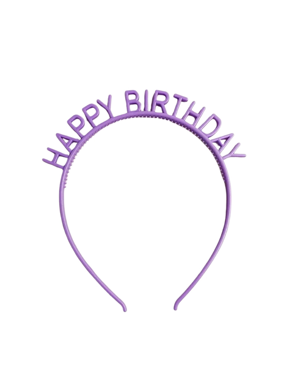 Lila Happy Birthday Yazılı Kız Çocuk Taç