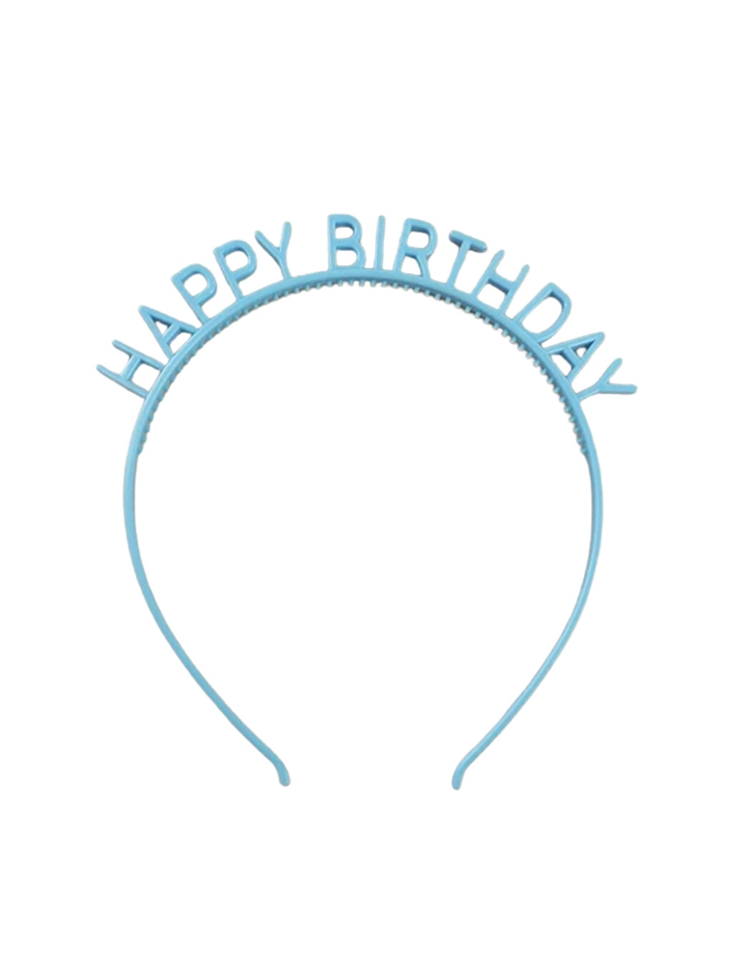Mavi Happy Birthday Yazılı Kız Çocuk Taç