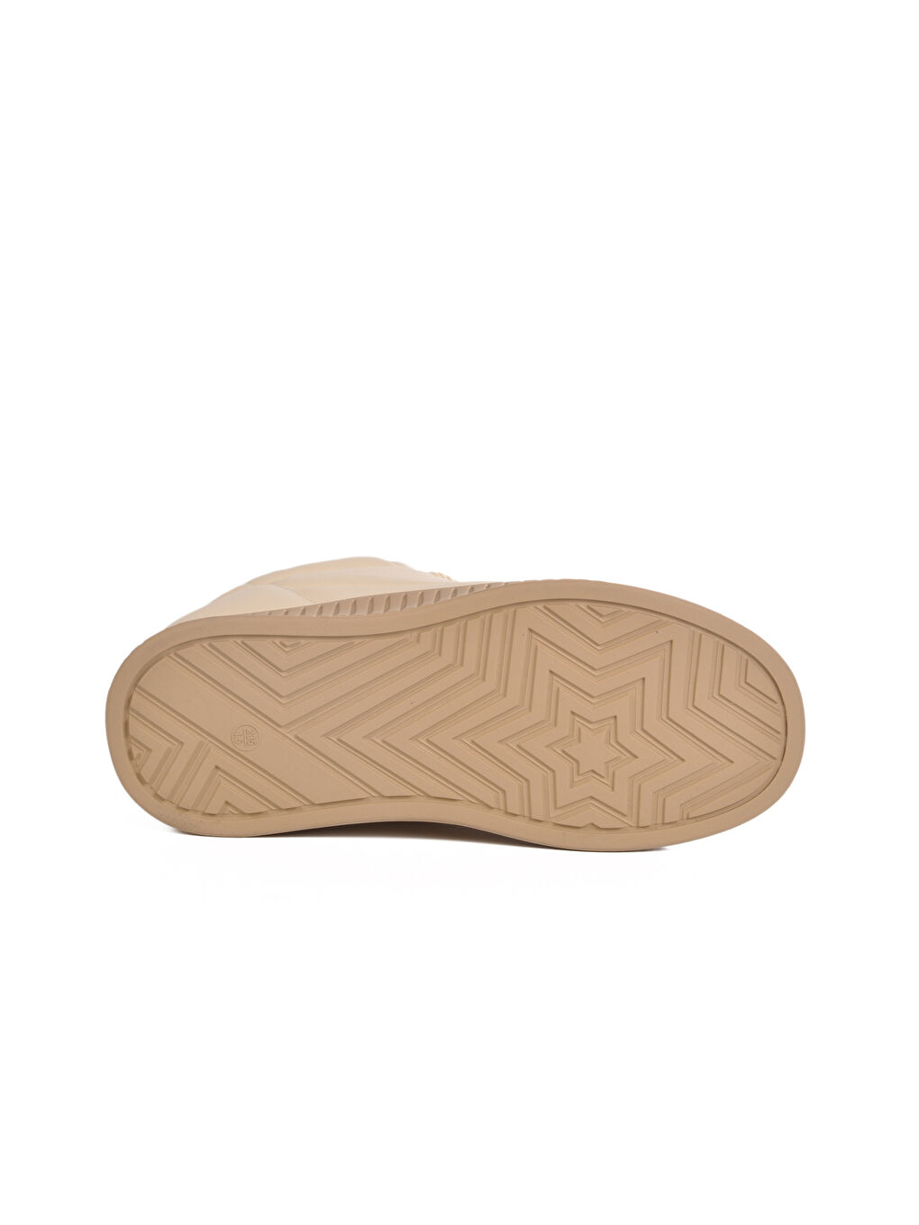 Bej İçi Polarlı Soğuğa Dayanıklı Kadın Sneaker 25K419-1 Z-4