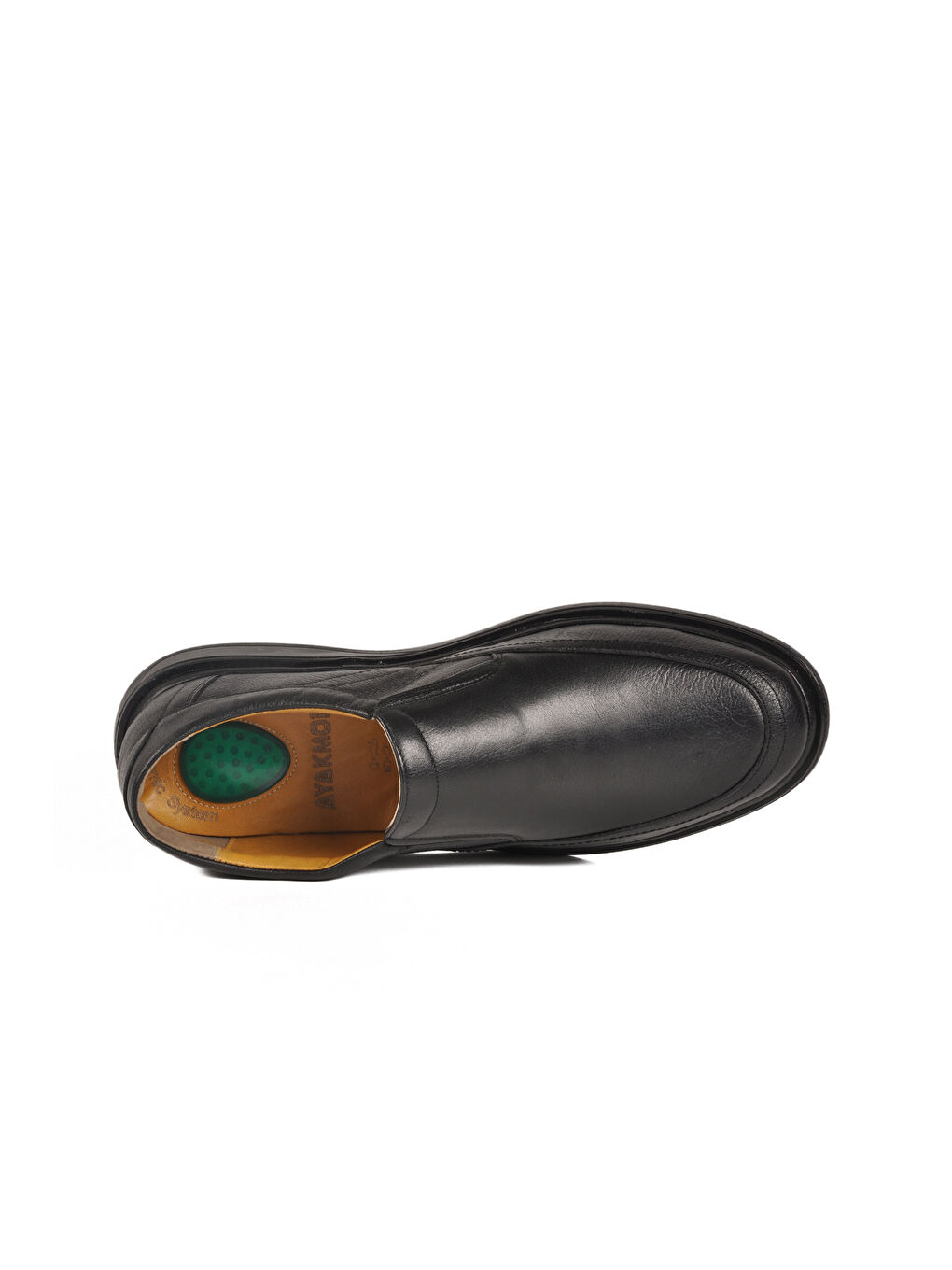 Siyah Hakiki Deri Büyük Numara Erkek Casual Ayakkabı 962 M-3