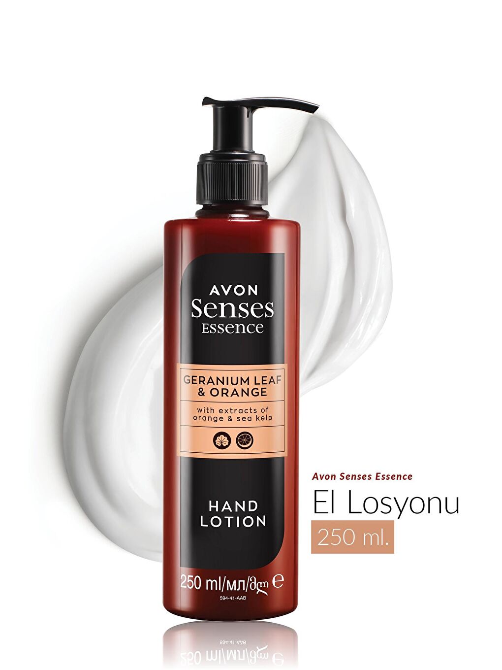 AVON Renksiz Senses Essence Sardunya Yaprağı ve Partakal Kokulu El Kremi 250 Ml. İkili Set - 3