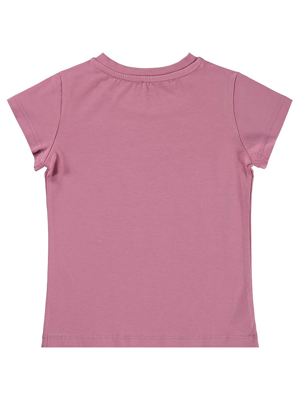 Girls Kelebek Baskılı 2-5 Yaş Tişört Km - Pembe-1