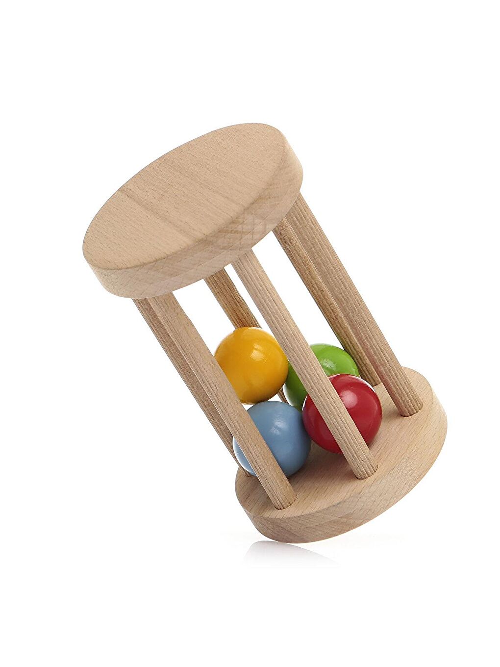 Baby Toys Karışık Montessori Ahşap Çıngırak - 1