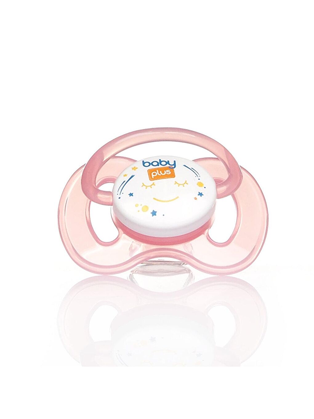 baby plus Karışık Tekli Damaklı Emzik Pembe 0-6 ay - 2