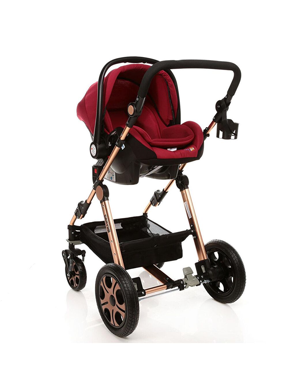 baby plus Kırmızı Canyon Travel Sistem Bebek Arabası V2 - 2