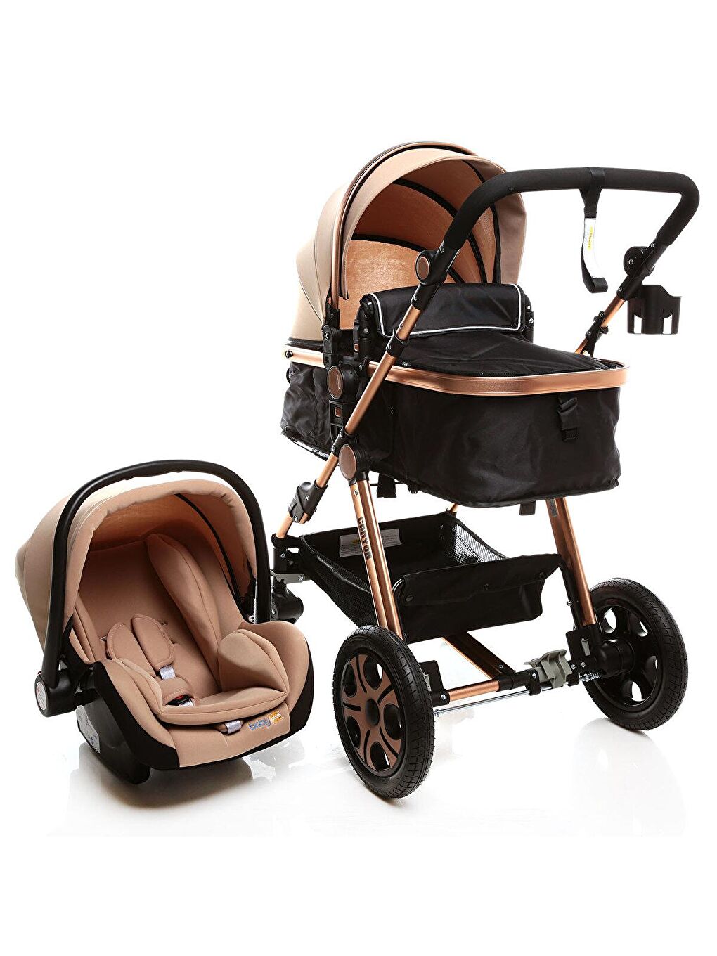 baby plus Kahverengi Canyon Travel Sistem Bebek Arabası V2 - 1