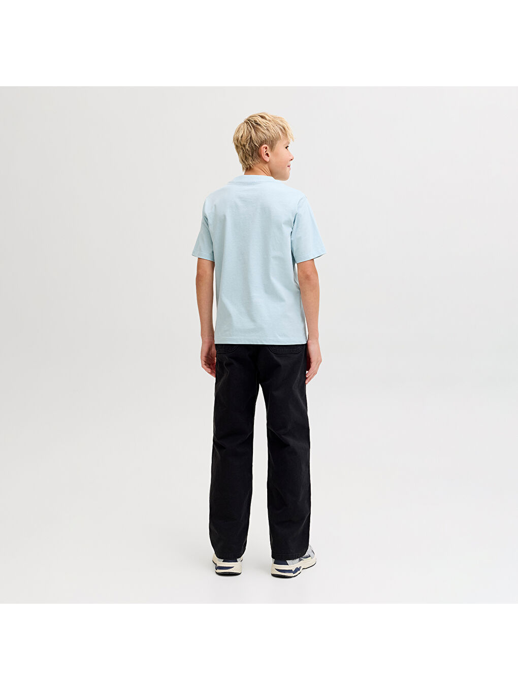 Caleb Varsity Erkek Çocuk Mavi Tişört-1