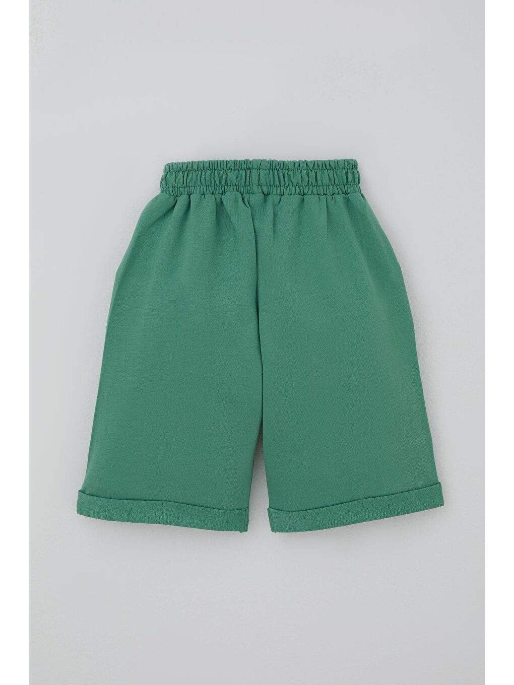 Erkek Çocuk Şortlu Takım Yazı Baskılı Bej (3-7 Yaş)-4