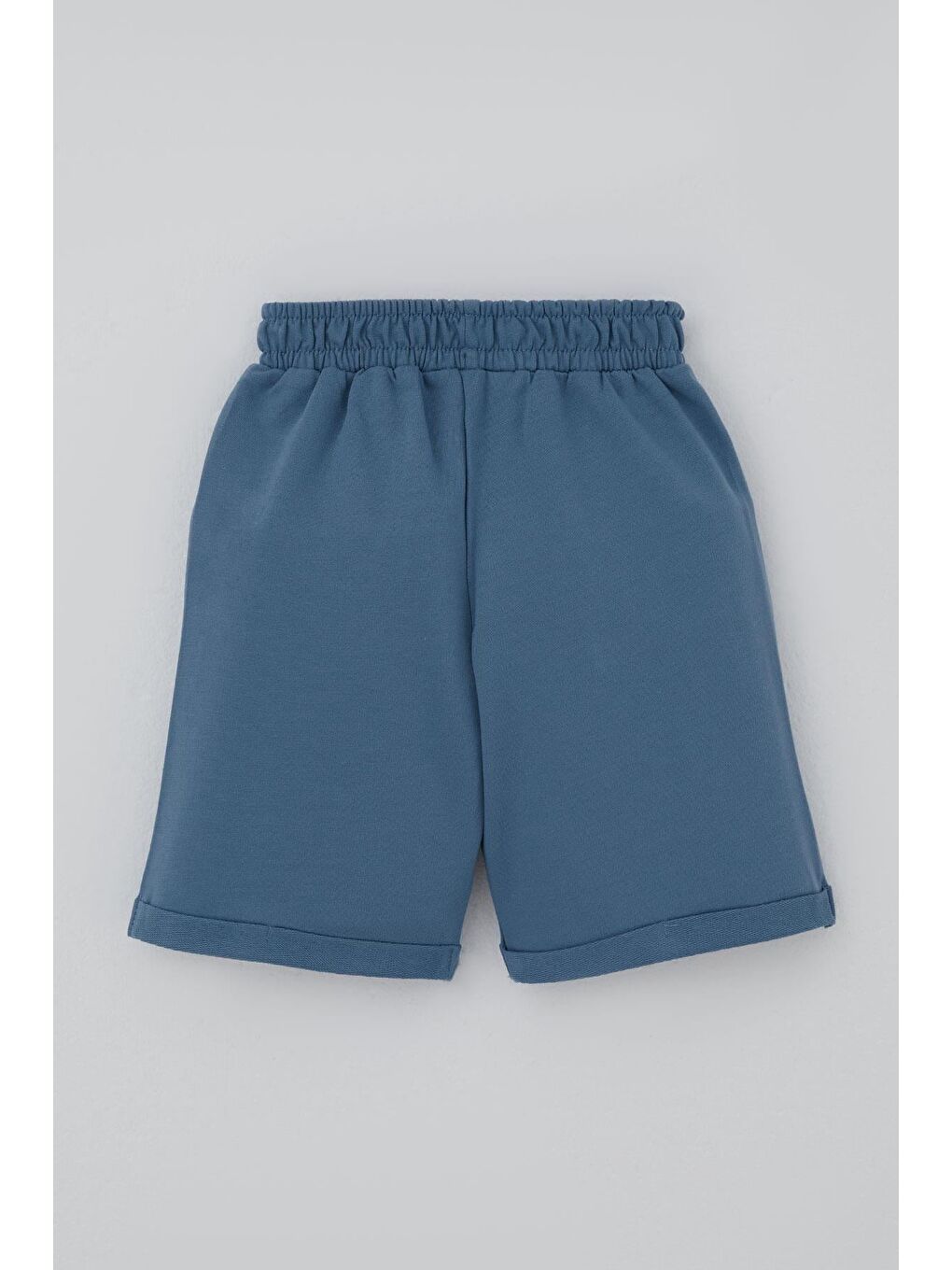 Erkek Çocuk Şortlu Takım Havalı Kaykaycı Köpek Balığı Baskılı Ekru (1-4 Yaş)-4