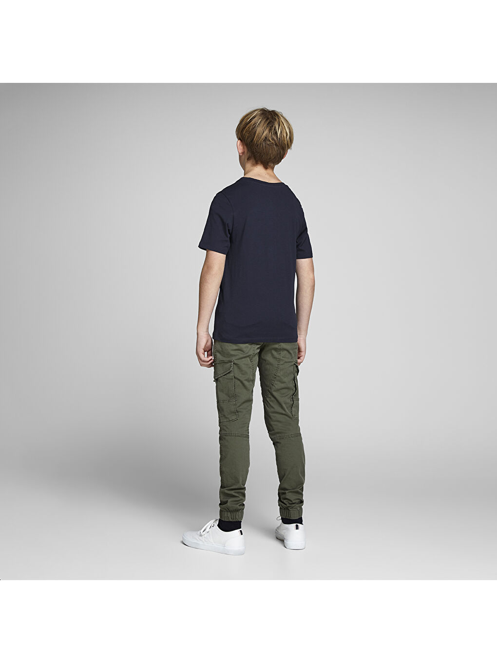 Corp Logo Erkek Çocuk Lacivert Tişört-1