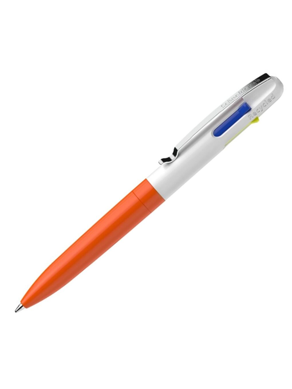 Take 4 Neon Fonksiyonlu Tükenmez Kalem 1.0 mm 4 Renk Turuncu-Beyaz Gövde 138126