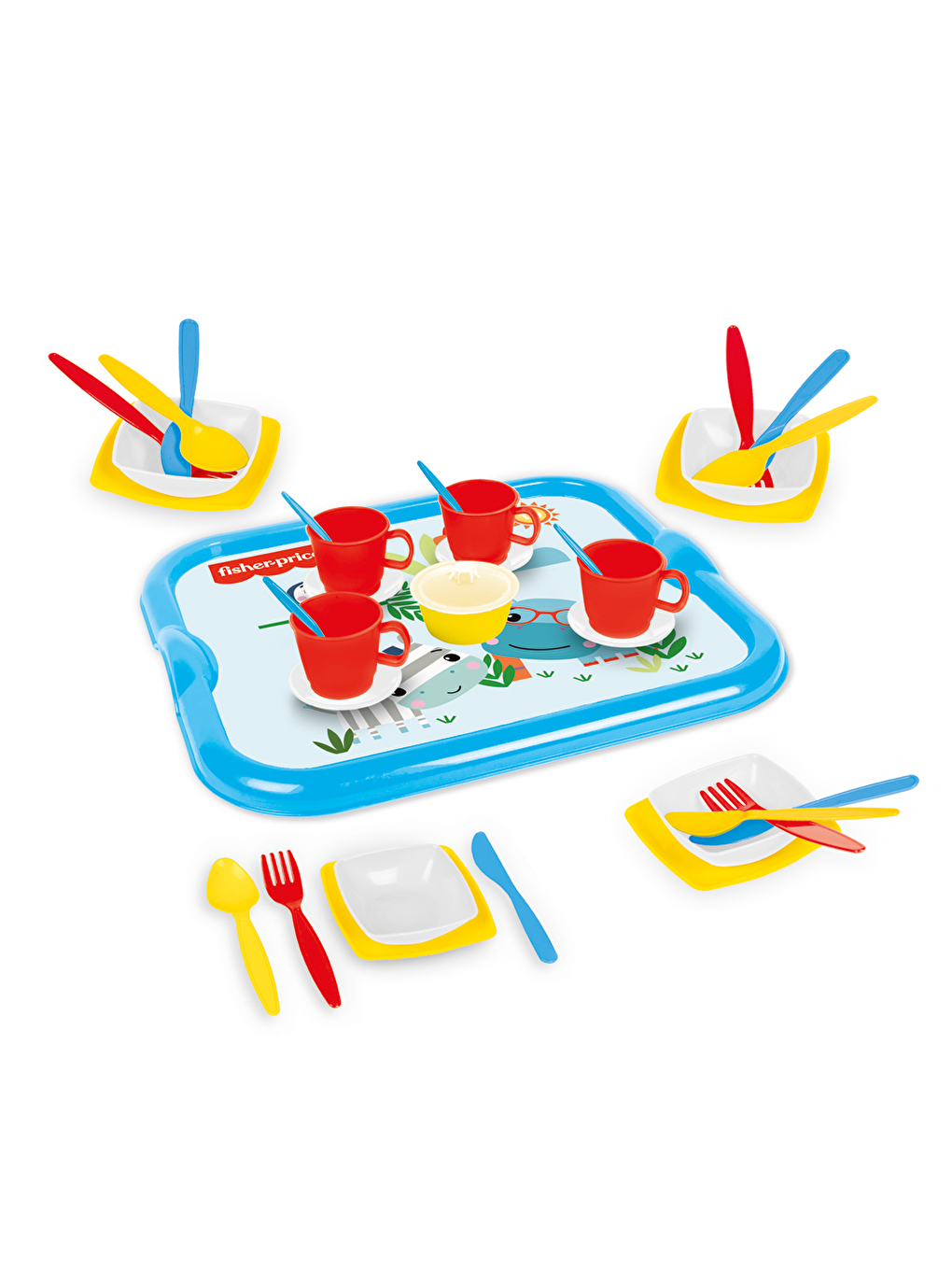 Dolu Lisanslı Renksiz Fisher Price Çay Seti 1821