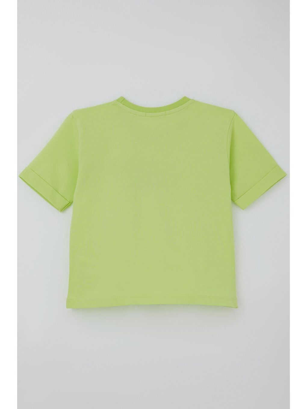 Erkek Çocuk Şortlu Takım Yazı Baskılı Fıstık Yeşili (3-7 Yaş)-3