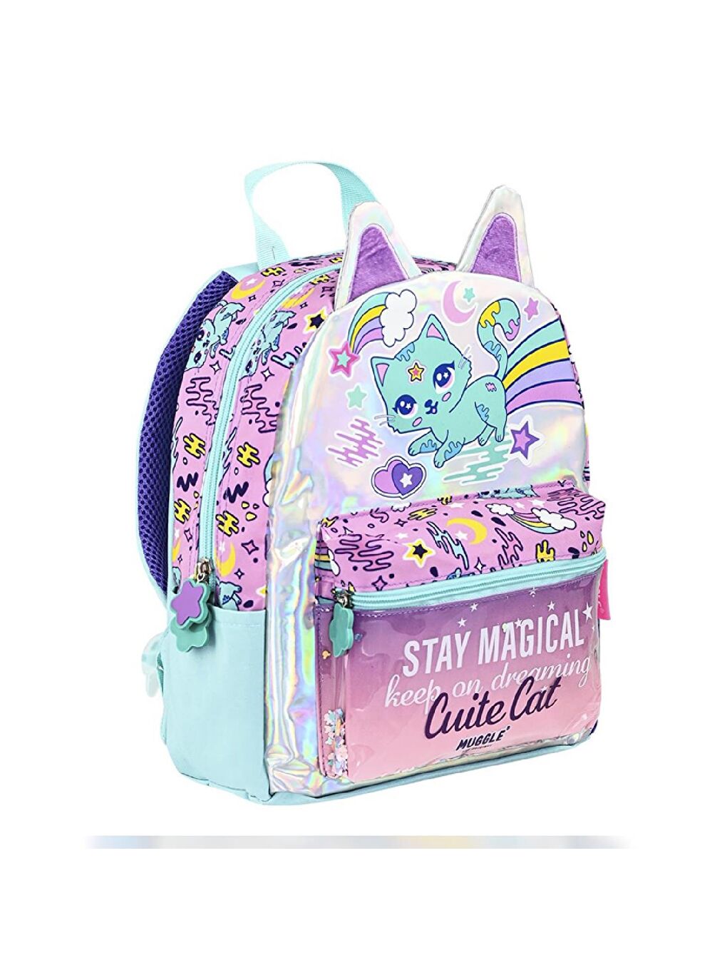 Muggle 2 Bölmeli Sweet Anaokulu Sırt Çantası Lila MU 9095 - 2