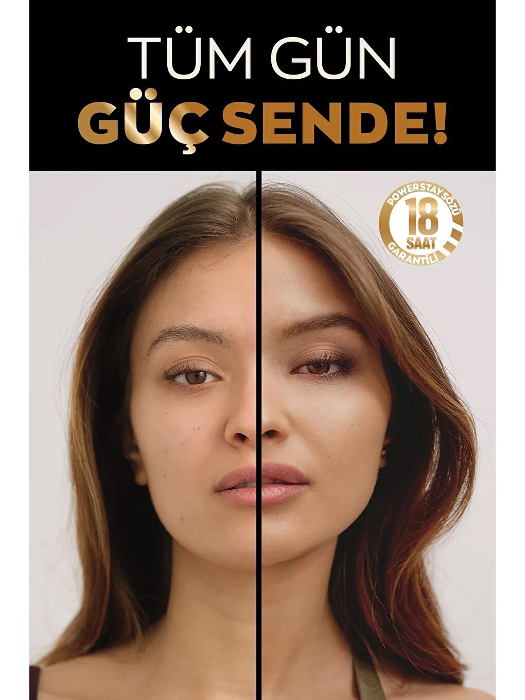 Power Stay Kremsi Pudra Fondöten Light Ivory-5