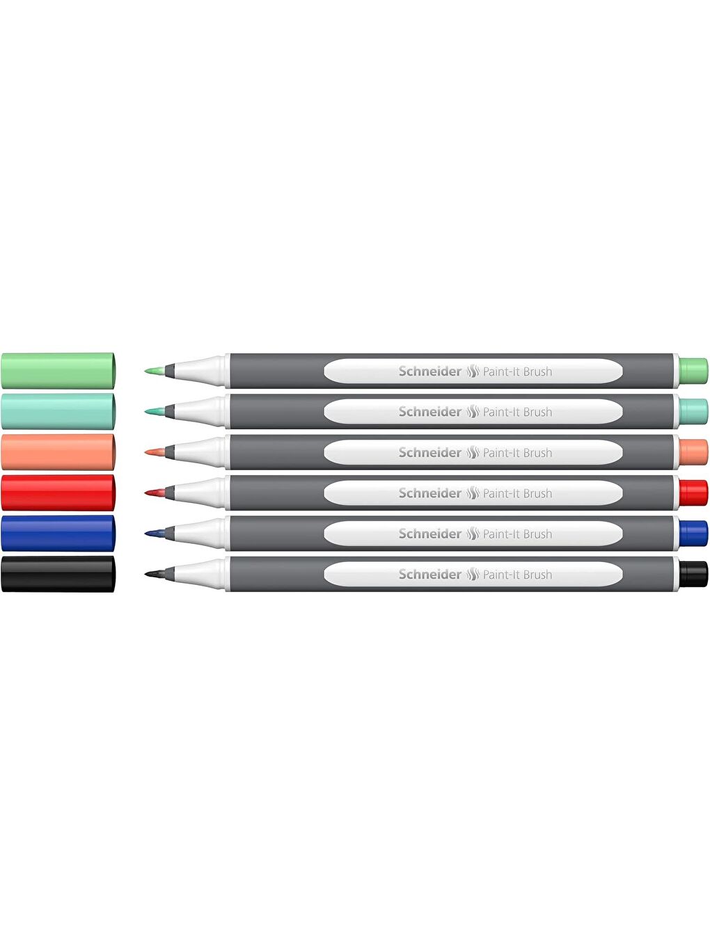 Paint-It 070 Brush Pen Pastel 6 Renk (ML07010503)-1