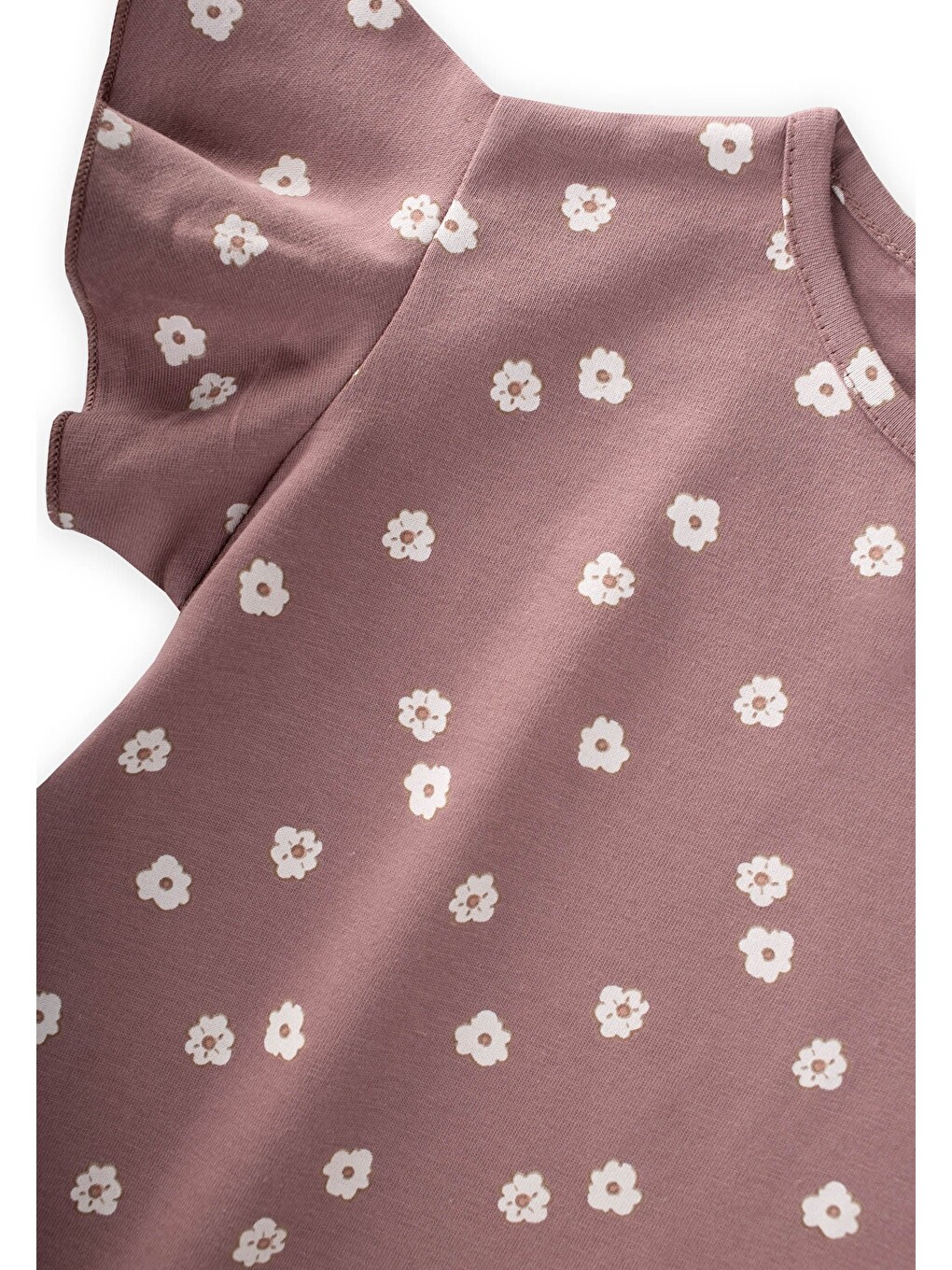 Turuncu Dokuma Pantolonlu T-Shirt Takım 1-8 Yaş Bakır-2