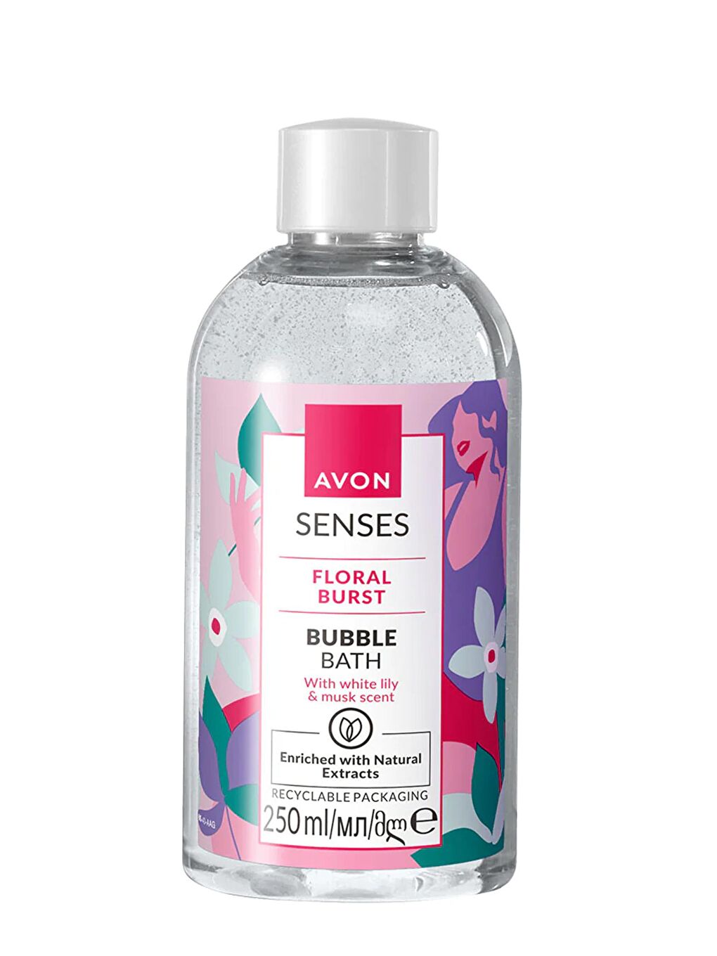 AVON Senses Floral Burst Zambak ve Misk Kokulu Banyo Köpüğü 250 Ml.