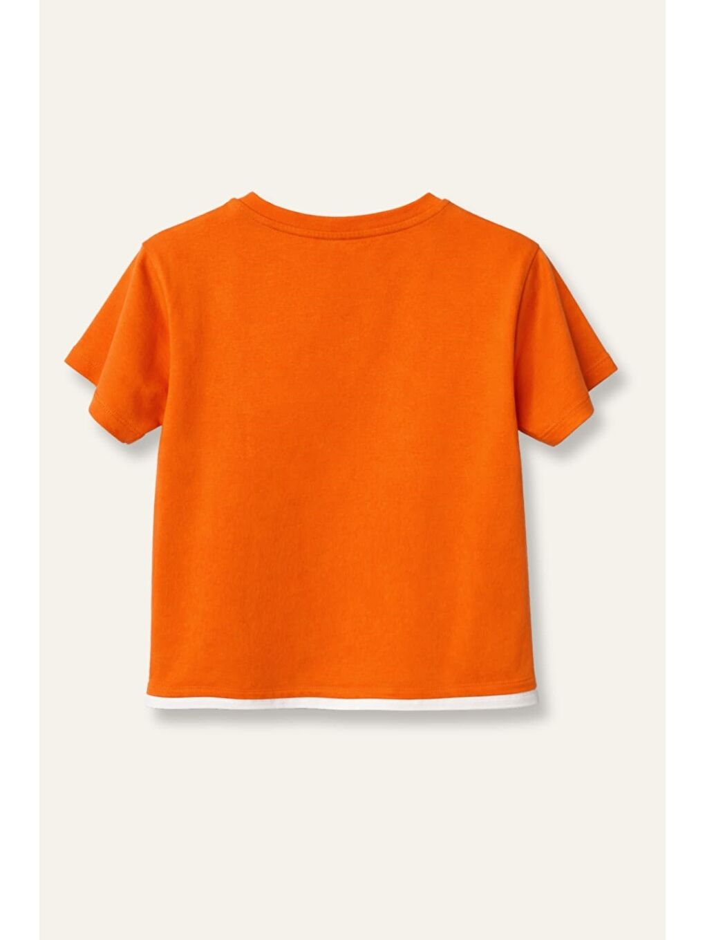Erkek Çocuk Baskılı T-Shirt  - Turuncu-2