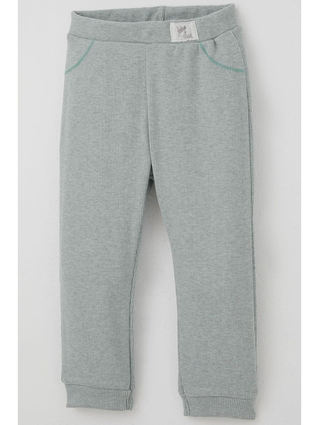 Turkuaz Erkek Bebek Eşofman Altı Cool Yazı Armalı Su Yeşili (9 Ay-2 Yaş)-2